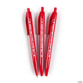 5 1/2" Bulk 48 Pc. Personalized Valentine's Day Red Heart Retractable Pens