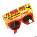 5 1/4" x 2" I Did It Graduation Plastic Novelty Sunglasses with Card for 12 | Elite Festo