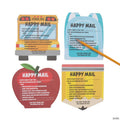 5" – 5 1/2" School Icon Teacher Paper Happy Mail Notepad Set - 4 Pc.