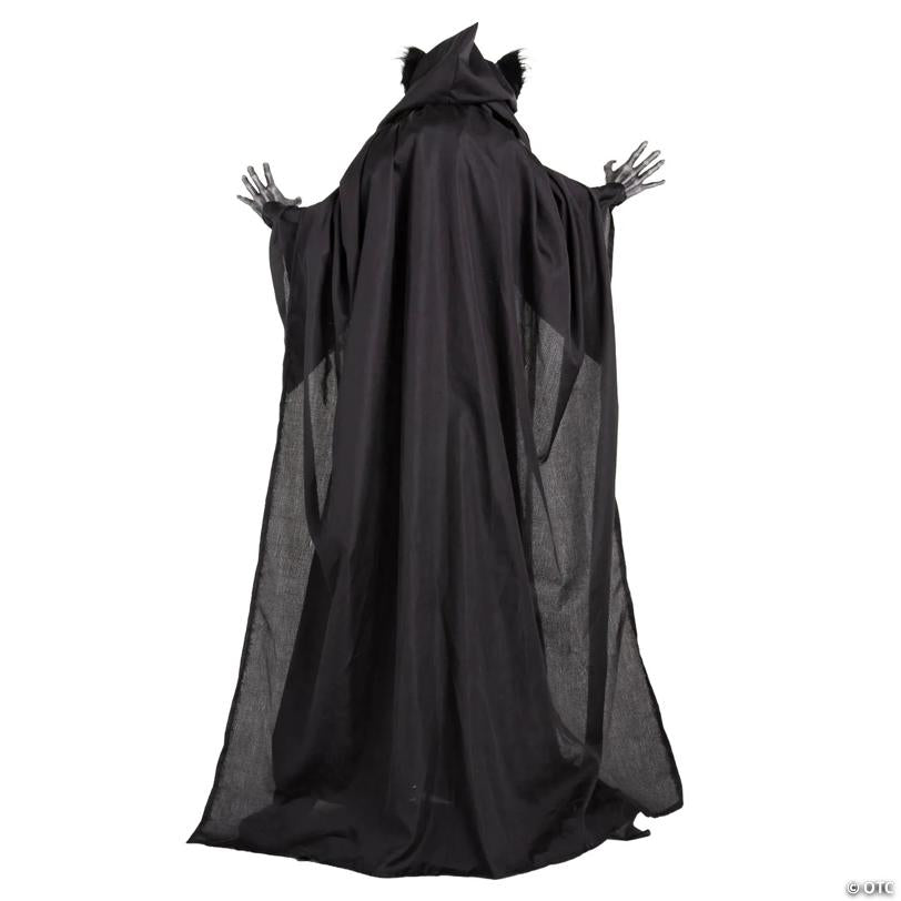 5 Ft. 6" Animated Light-Up Standing Wolf Lady with Sound Halloween Decoration - image 6