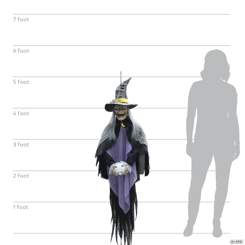 5 ft. Hanging Hag Prop Halloween Decoration - image 3