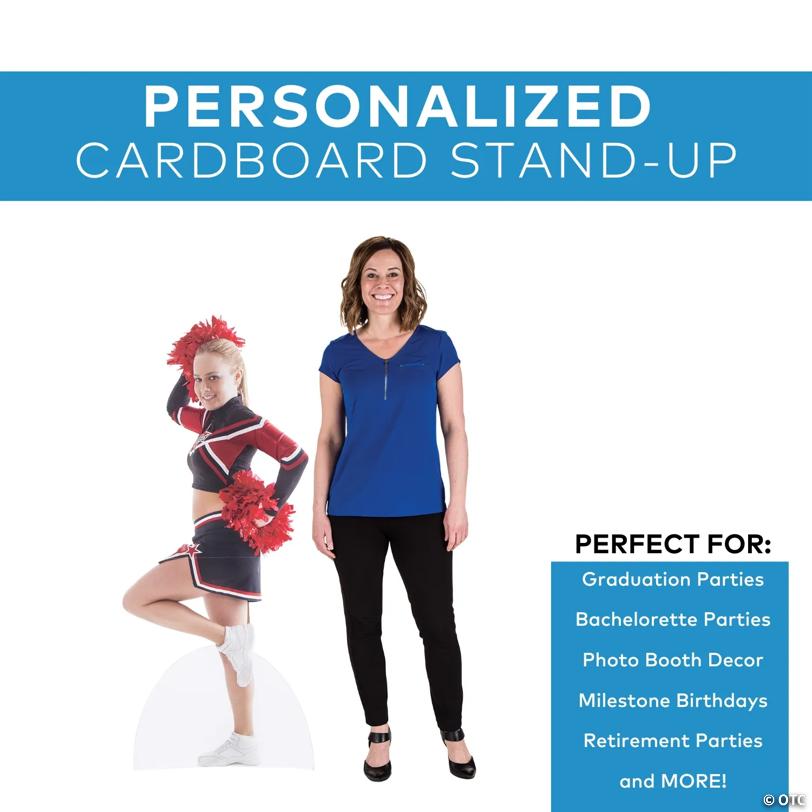 5 ft. Personalized Custom Photo Life-Size Cardboard Cutout Stand-Up