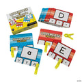 5" x 4" Uppercase & Lowercase Letter Laminated Cardstock Clip Card Set - 57 Pc.