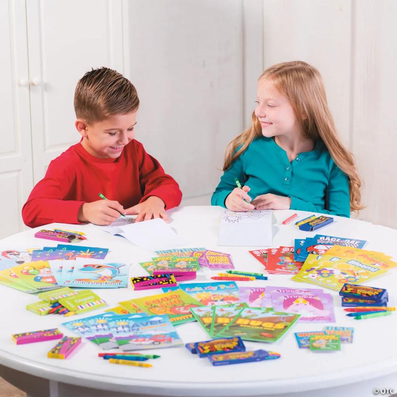 5" x 7" Bulk 144 Pc. Food, Animals, & Fun Activity Pad Assortment