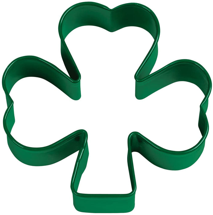 Wilton Green Metal Shamrock Cookie Cutter