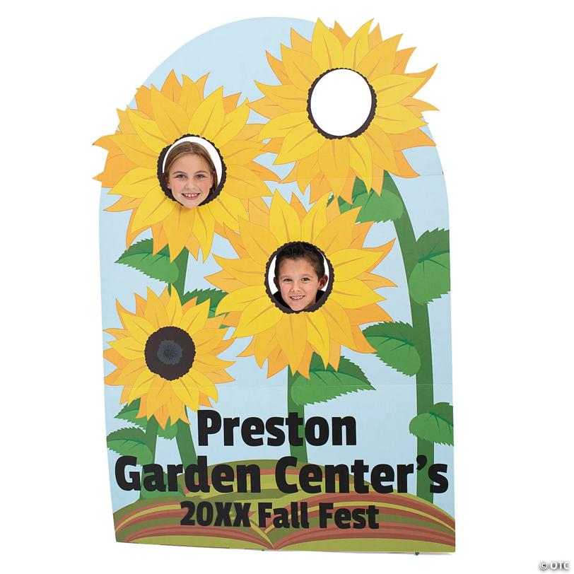 68" Personalized Sunflower Cardboard Cutout Stand-In Stand-Up