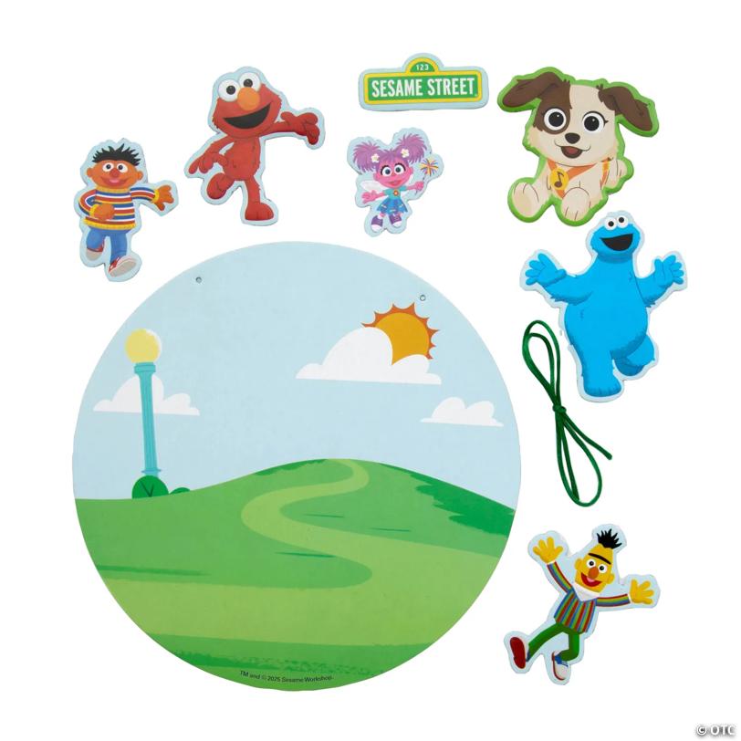 6 1/2" x 6 1/2" Sesame Street® Sign Foam Craft Kit - Makes 12