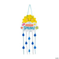 6 3/4" x 14" Happy Spring Rain Cloud Sign Craft Kit - Makes 12