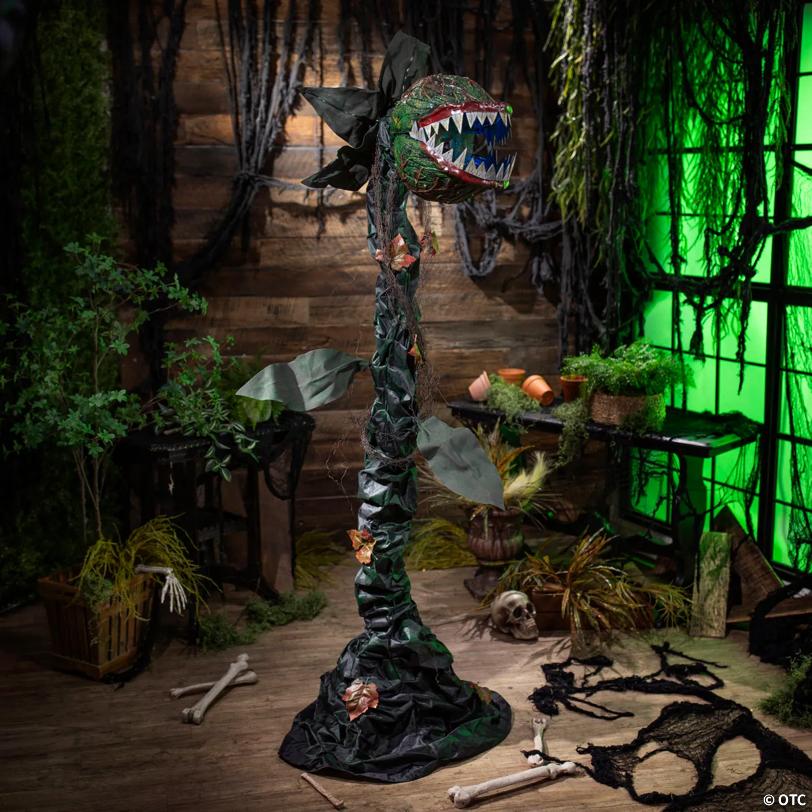 6 Ft. 2" Animated Standing Talking Carnivorous Plant Halloween Decoration