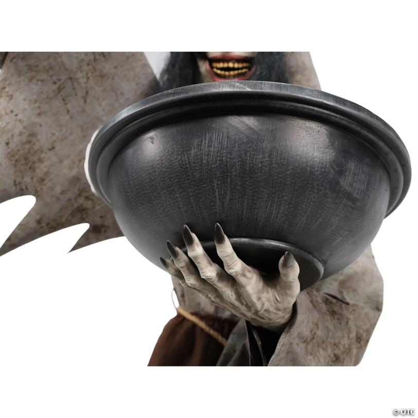 6 Ft. Animated Light-Up Mildred the Wicked Witch Halloween Decoration - image 7