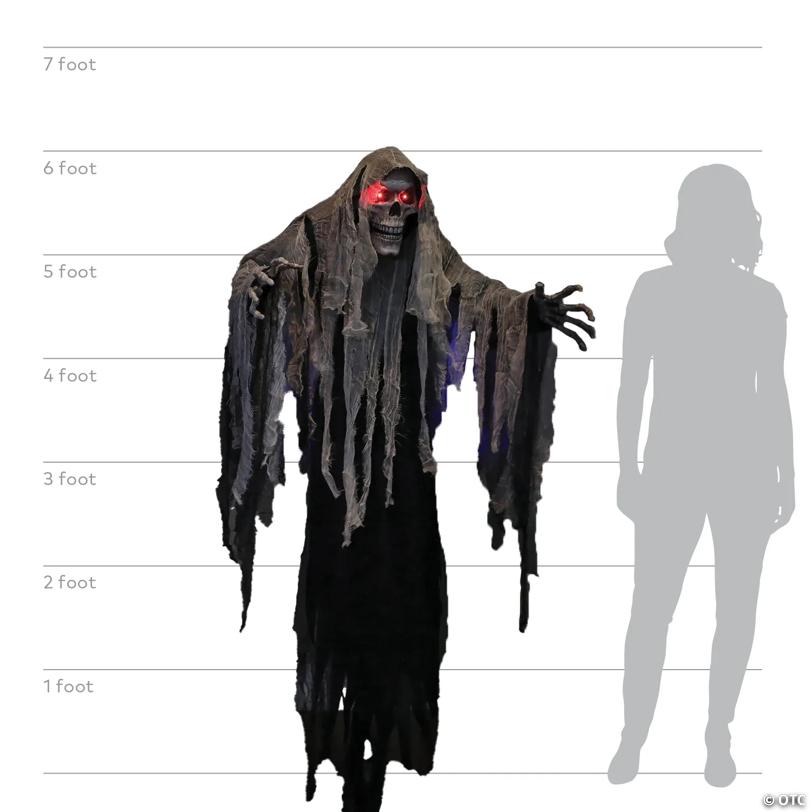 6 Ft. Hanging Reaper Halloween Decoration - image 3
