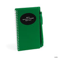6" Personalized Green Spiral Paper Notebooks with Pens - 12 Pc. | Elite Festo
