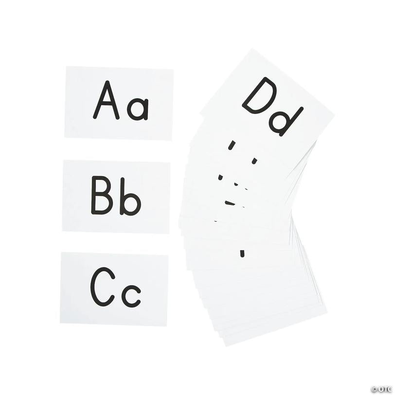 6" x 4" Alphabet Sounds Cardstock Pocket Chart Card Set – 312 Pc.