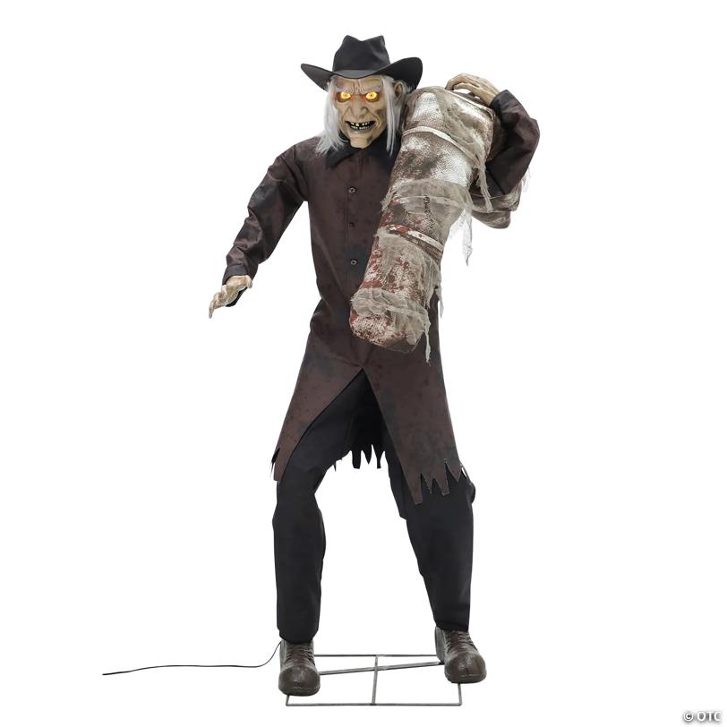 72" Grave Robber Animated Halloween Prop - image 6