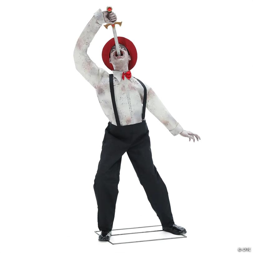 72" Sword Swallower Animated Halloween Prop - image 7