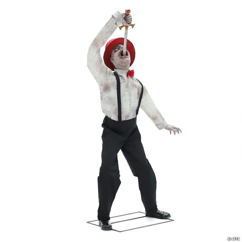 72" Sword Swallower Animated Halloween Prop - image 6