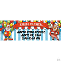 72" x 23" Big Top Carnival Custom Banner - Medium