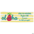 72" x 23" Little Pineapple Party Custom Banner - Medium