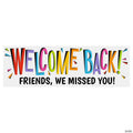 72" x 23" Personalized Welcome Back Banner - Medium