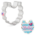 Ann Clark Baby Shower Bib Cookie Cutter