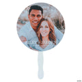7 1/2" Personalized Custom Photo Classic Round Hand Fans - 12 Pc. | Elite Festo