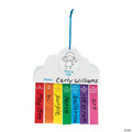 7 1/2" x 8 3/4" All About Me Rainbow Cardstock Craft Kit - Makes 12
