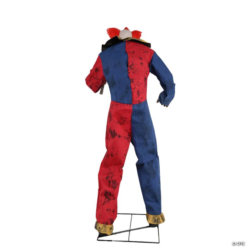 7 Ft. 3" Animated The Axe-Wielding Clown Halloween Decoration - image 4