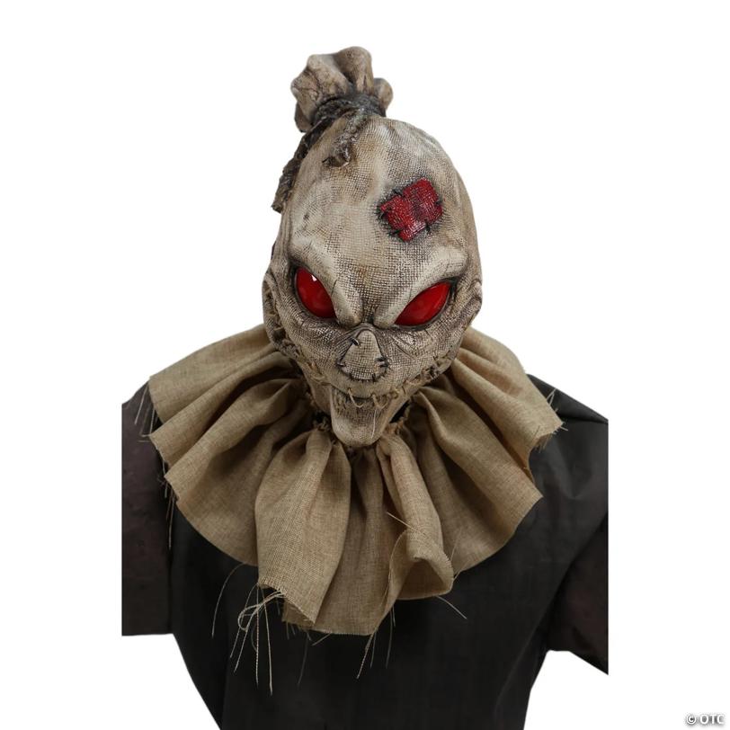 7 Ft. Animated Light-Up Grim Stalker Scarecrow Halloween Decoration - image 6