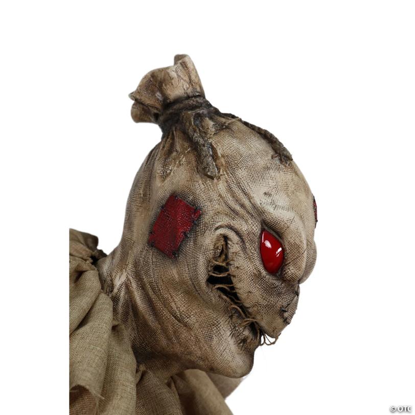 7 Ft. Animated Light-Up Grim Stalker Scarecrow Halloween Decoration - image 7