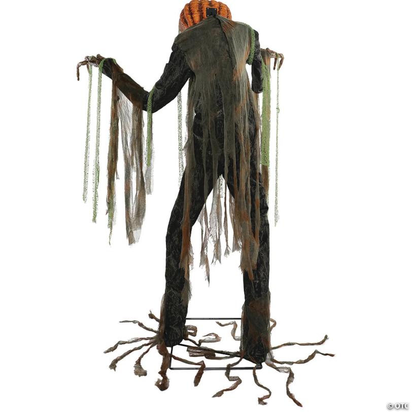 7 Ft. Animated Light-Up Root of Evil Jack-O’-Lantern Tree Monster Halloween Decoration - image 3