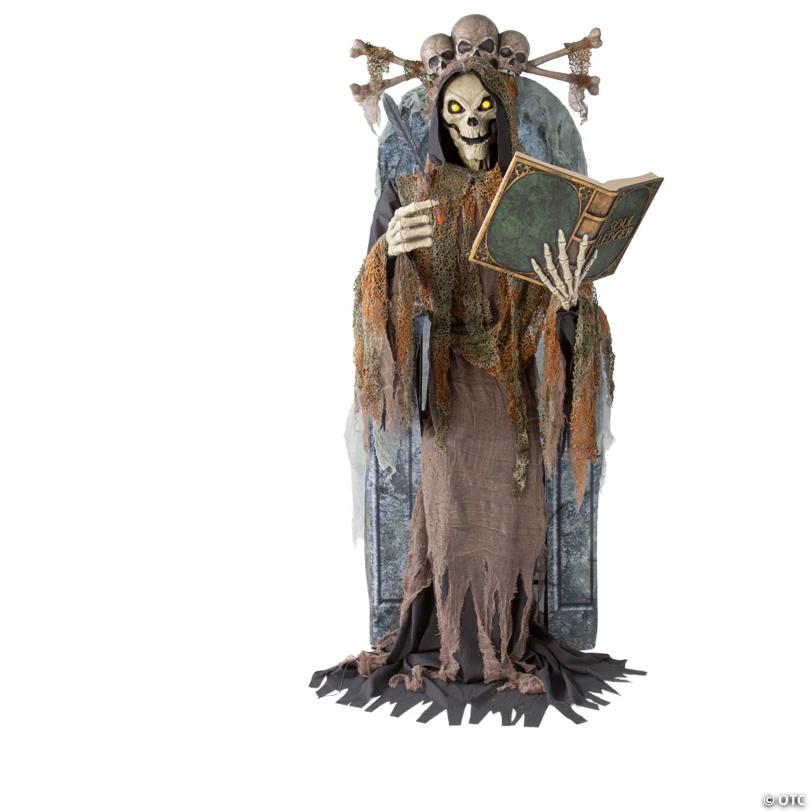 7 Ft. Animated Light-Up Soul Collector Halloween Decoration - image 2