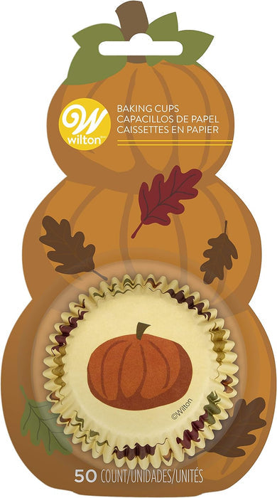 Celebrate autumn by making some bakes using pumpkin these harvest baking cases 
Fluted paper baking cases for lining muffin and cupcake tins 
Can be used to hold nuts and chocolates/candies 
Color: Assorted 
Size: 5cm (2in) and 50 pieces in the pack
