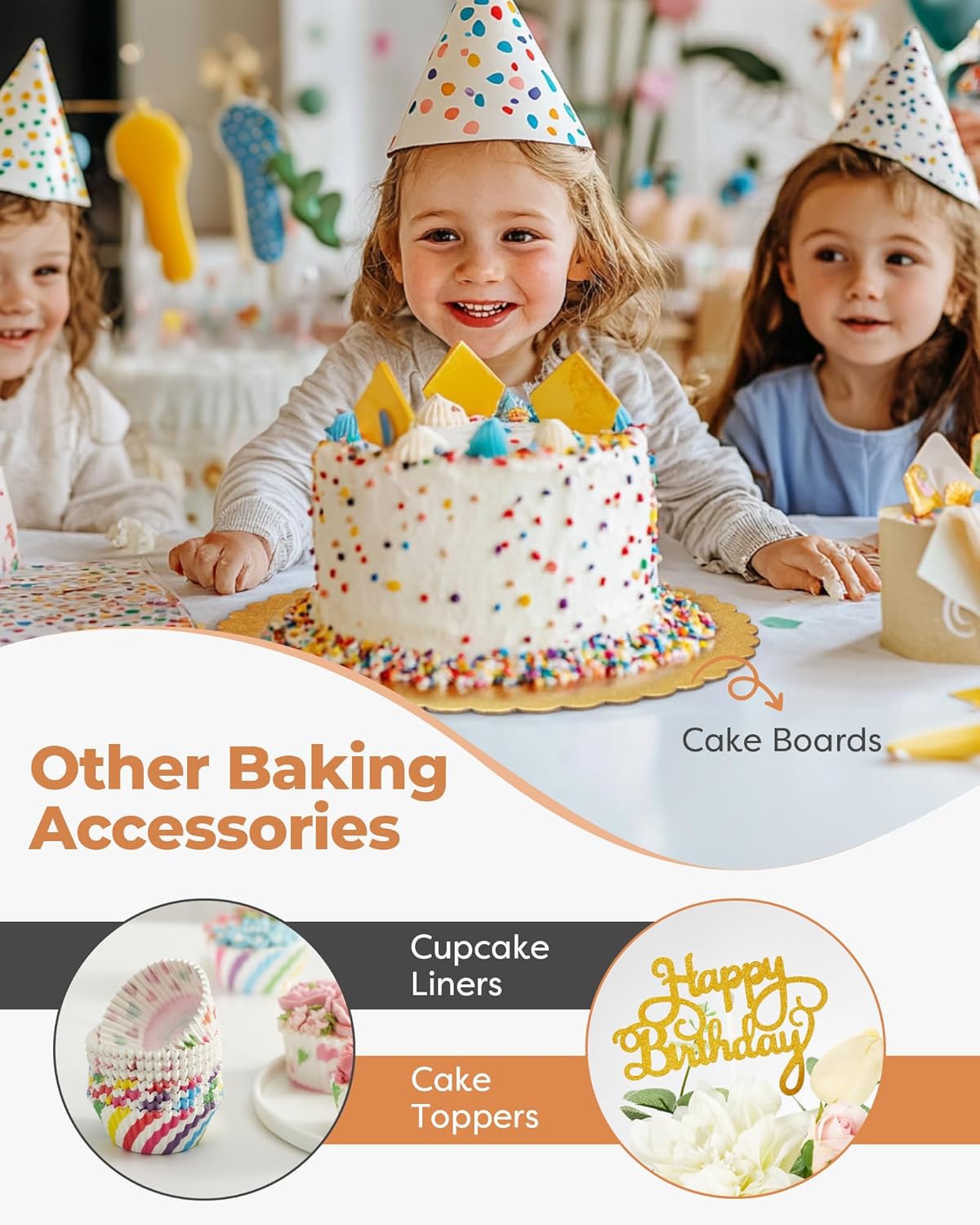 Kootek 700pcs Cake Decorating Kit, Baking Supplies with Springform Pans, Cake Turntable for Decorating, Piping Tips Set, Pastry Bags