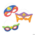 8 1/2" Multicolored Superhero Mask Foam Craft Kit - Makes 12