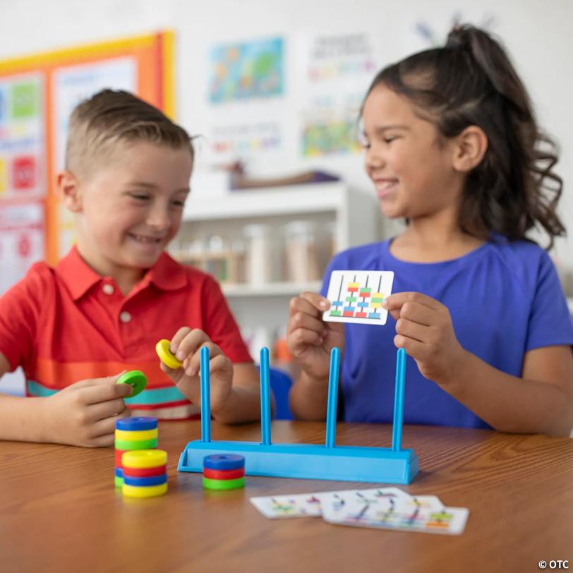 8" STEM Floating & Stacking Magnets Set with Flash Cards - 70 Pc.