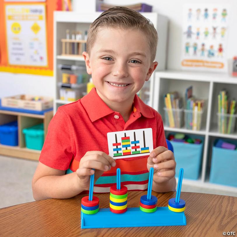 8" STEM Floating & Stacking Magnets Set with Flash Cards - 70 Pc.