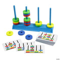 8" STEM Floating & Stacking Magnets Set with Flash Cards - 70 Pc.