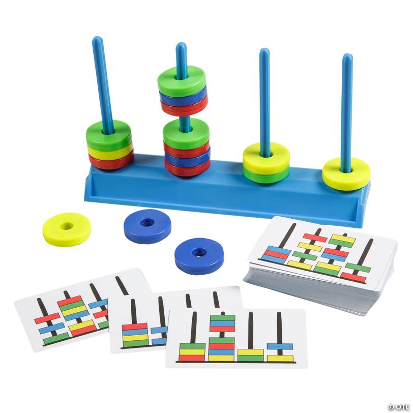 8" STEM Floating & Stacking Magnets Set with Flash Cards - 70 Pc.