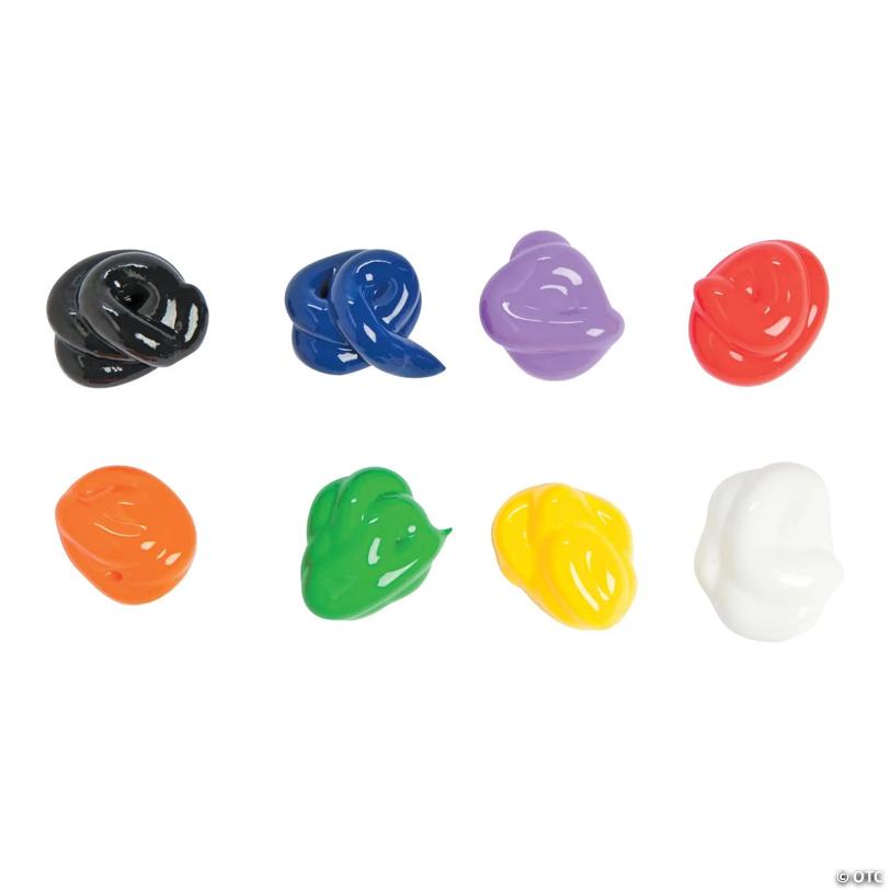 8-oz. Basic Assorted Colors Acrylic Paint - Set of 8