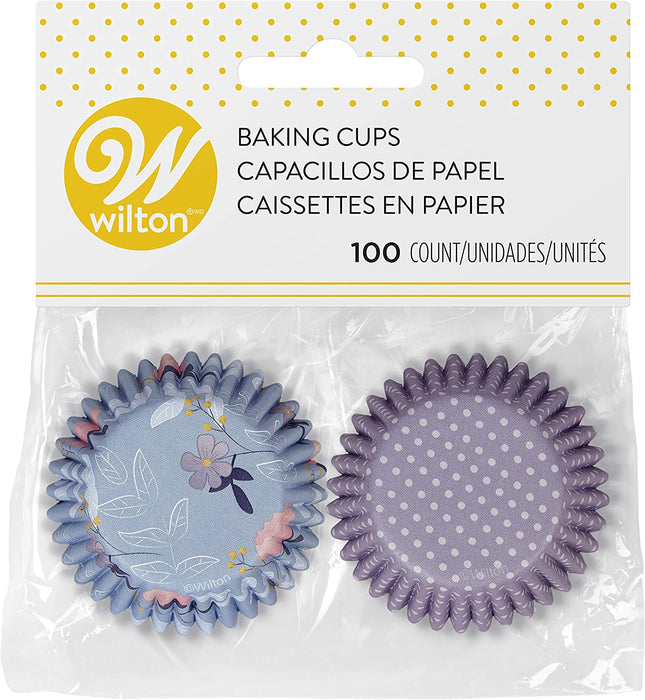 6 Packs of Mini Baking Cups-Floral Party, 100/Pkg.