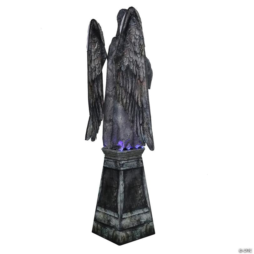 96" Animated Cemetery Angel Halloween Decoration - image 4