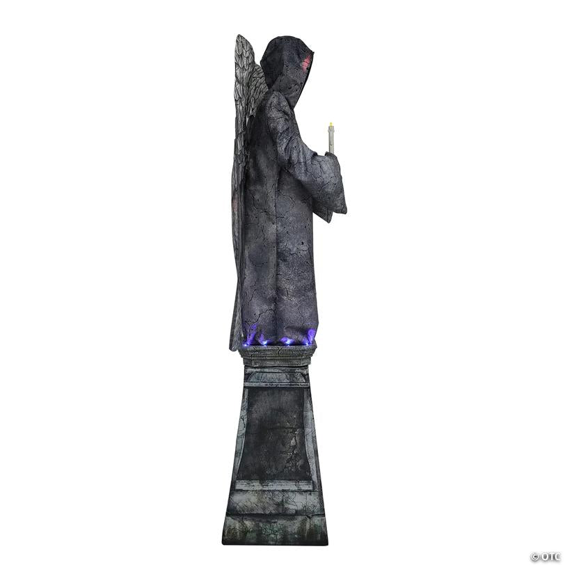 96" Animated Cemetery Angel Halloween Decoration - image 3
