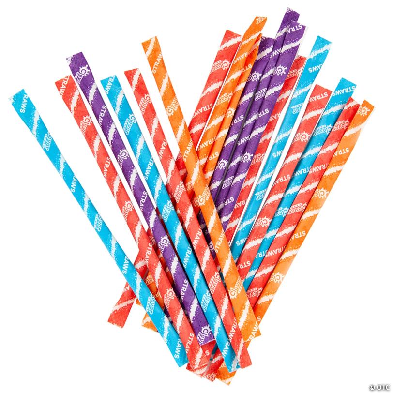 9.9 lbs. Bulk 2440 Pc. Clever Candy Powdered Fruit Flavor Candy Straws | Elite Festo