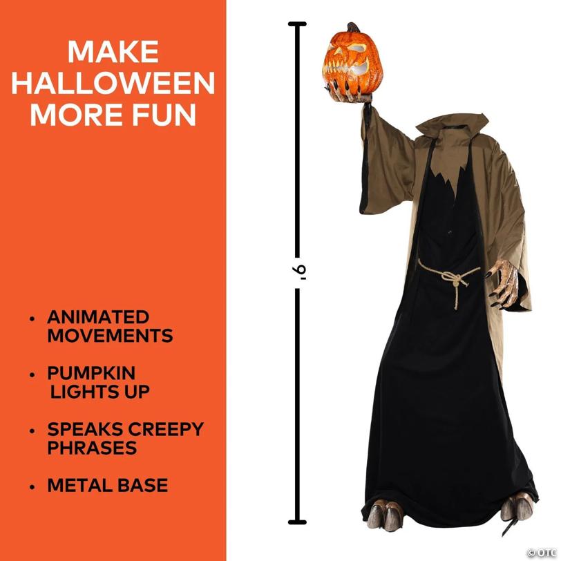 9 Ft. Animated Light-Up Night Dweller Halloween Decoration - image 2