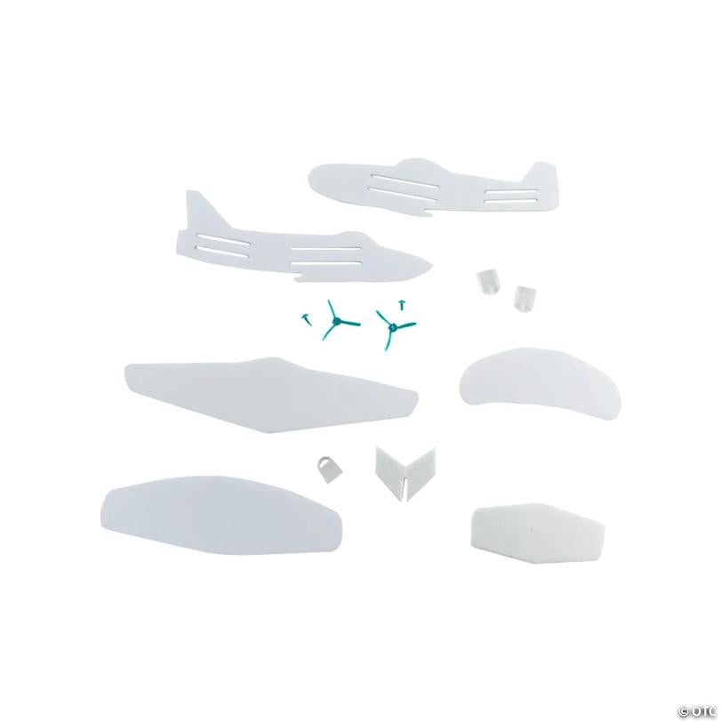 9" x 9" DIY STEAM Design Your Own Plane & Glider Kit - 10 Pc.