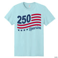 Adults 250 America Light Blue T-Shirt Elite Festo