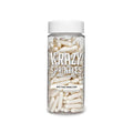 Krazy Sprinkles White Pearl Rods Sprinkles by Bakell