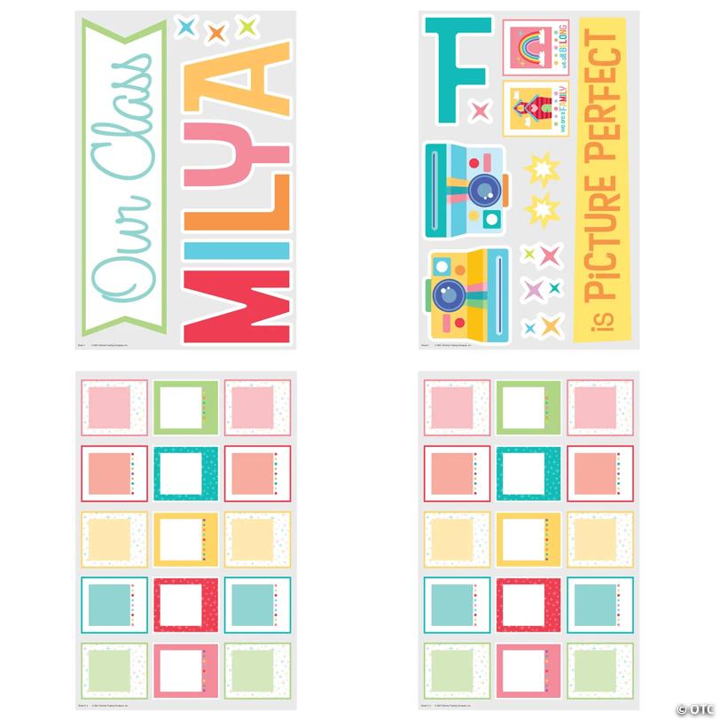 Better Together Picture Frame Cardstock Bulletin Board Decorating Set - 51 Pc.