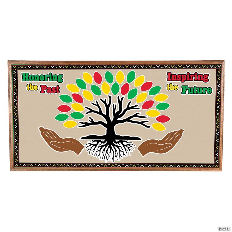 Black History Month Cardstock Bulletin Board Set - 57 Pc.