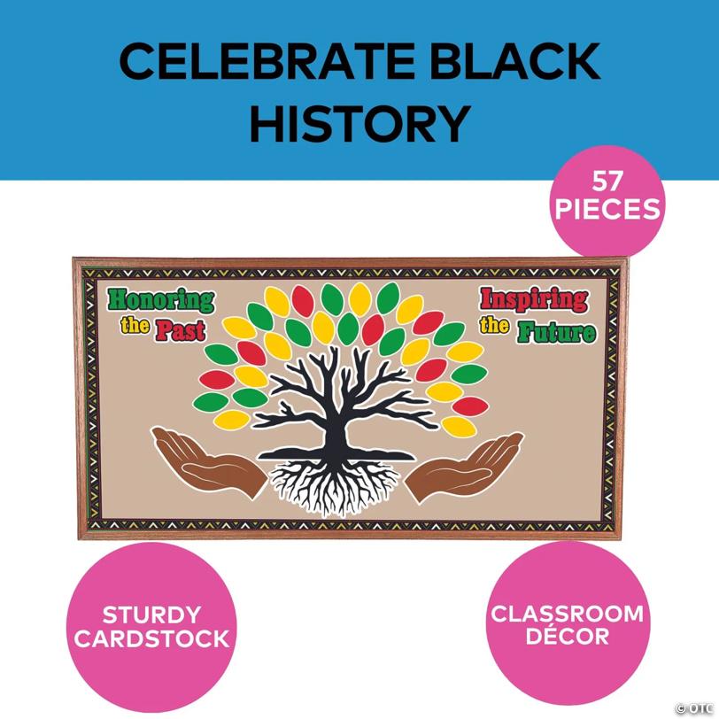 Black History Month Cardstock Bulletin Board Set - 57 Pc.